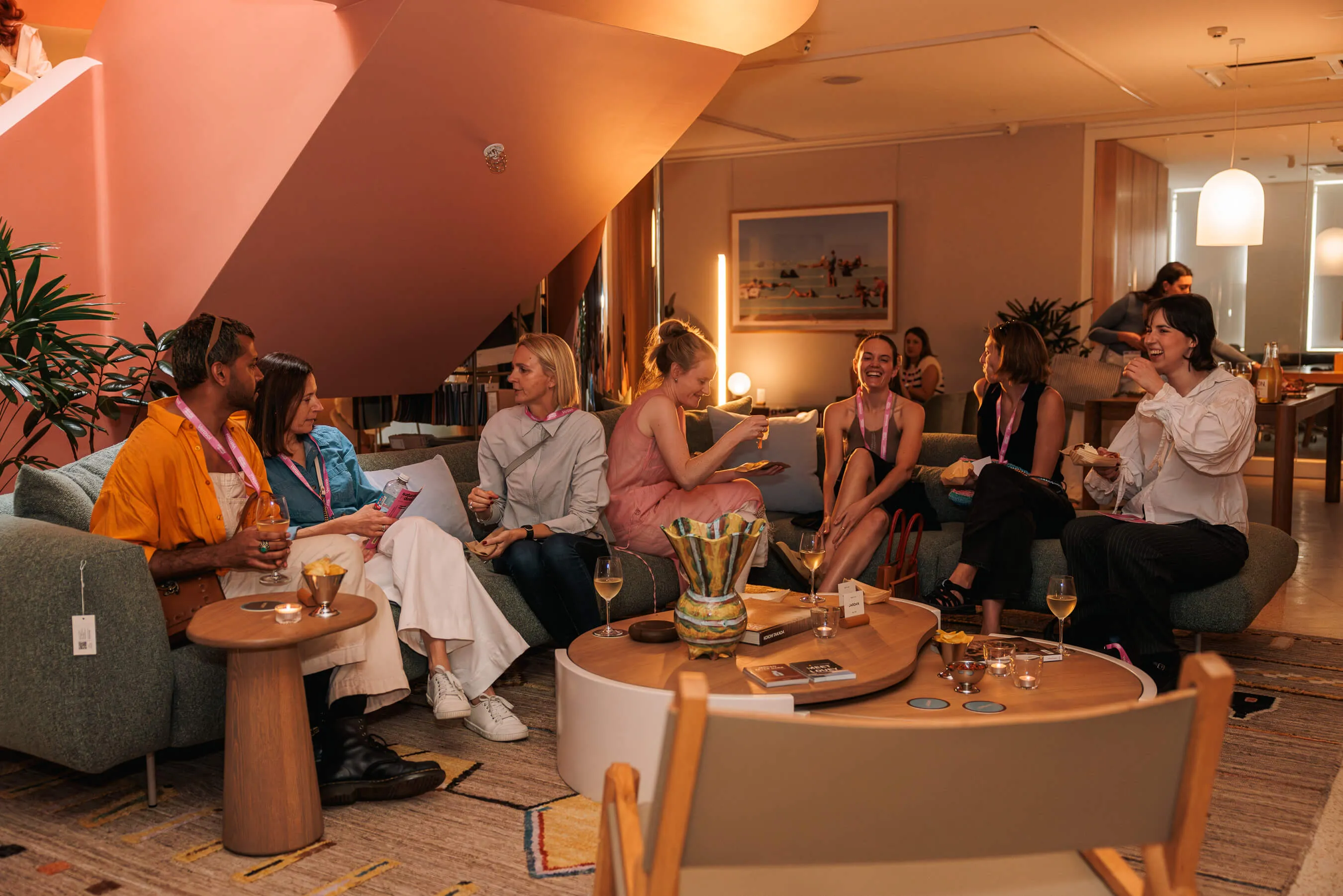 Saturday In Design 2024: Jardan Furniture showcased sustainable craftsmanship with live upholstery, design talks, and new product launches, highlighting innovation and contemporary aesthetics | EDG Studios, view 23 of 28
