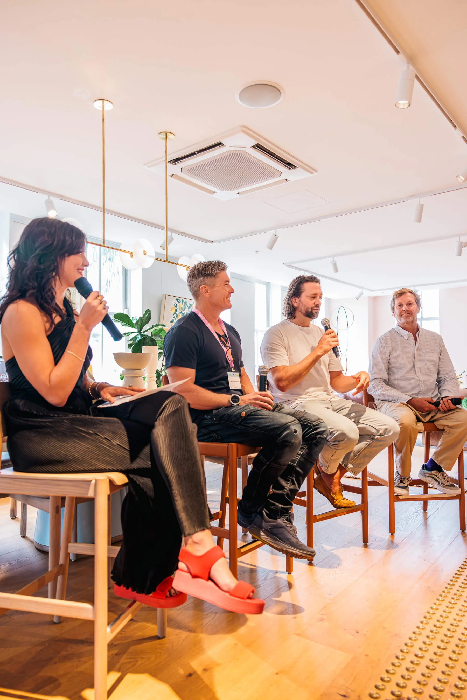 Saturday In Design 2024: Jardan Furniture showcased sustainable craftsmanship with live upholstery, design talks, and new product launches, highlighting innovation and contemporary aesthetics | EDG Studios, view 20 of 28