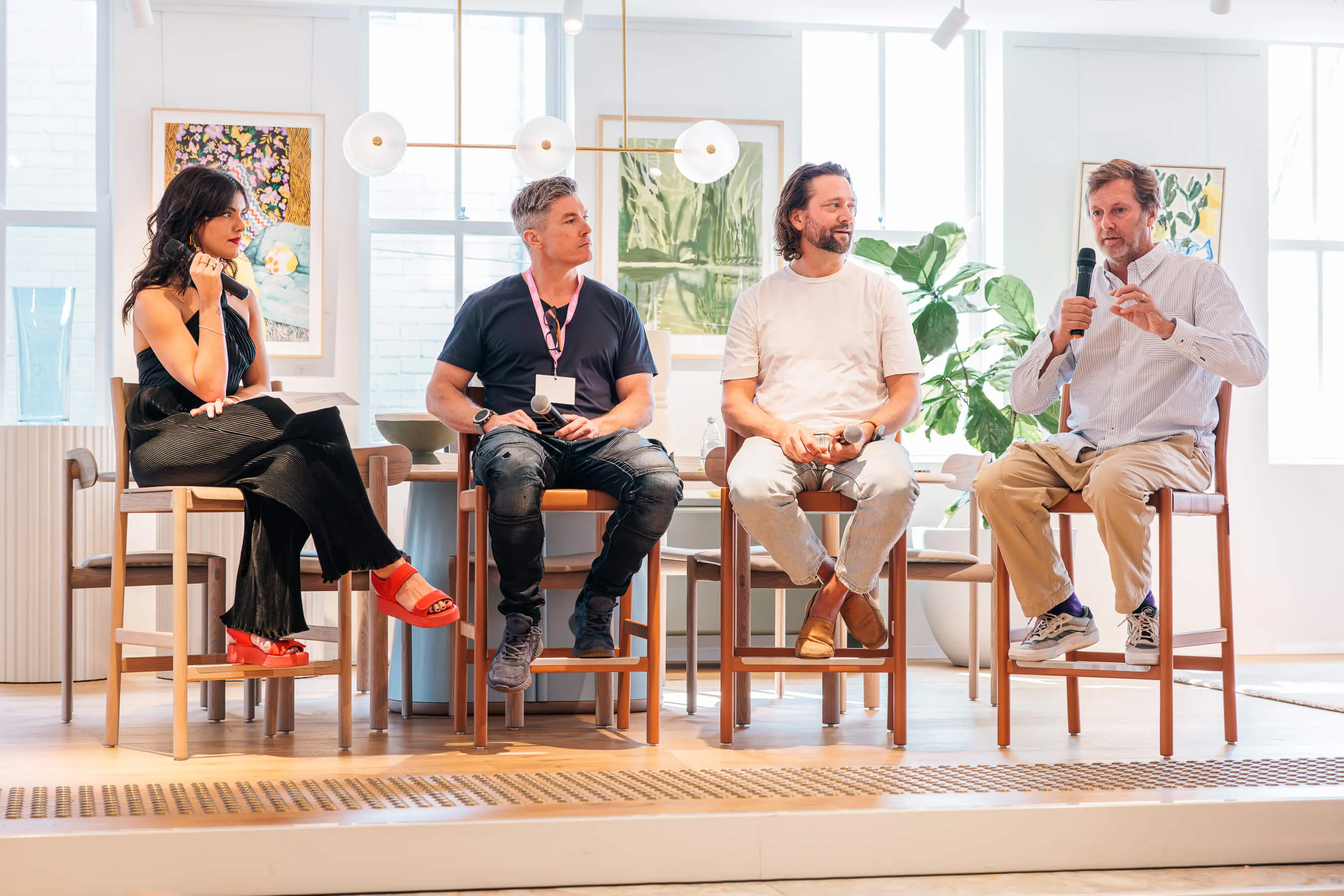 Saturday In Design 2024: Jardan Furniture showcased sustainable craftsmanship with live upholstery, design talks, and new product launches, highlighting innovation and contemporary aesthetics | EDG Studios, view 24 of 28