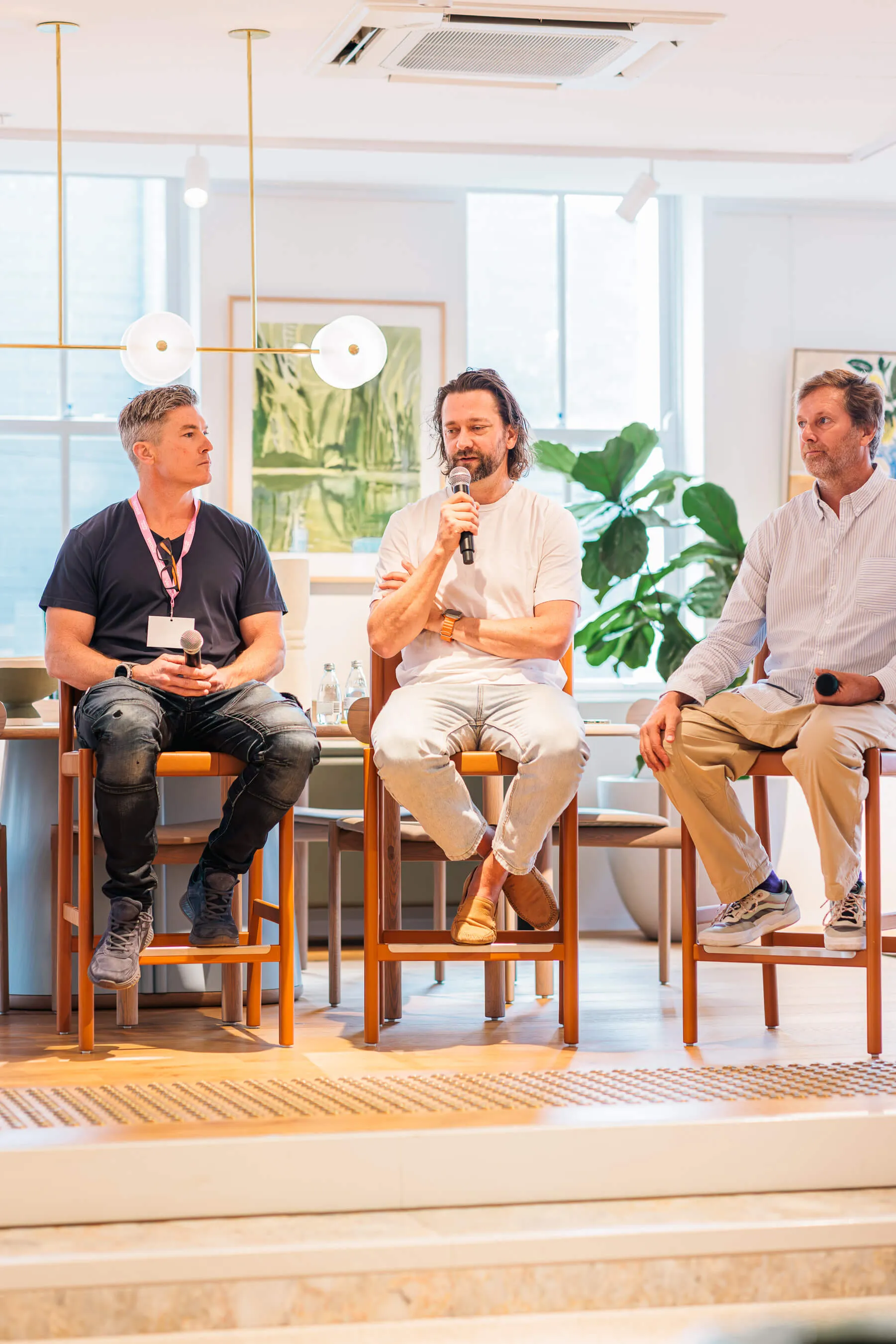 Saturday In Design 2024: Jardan Furniture showcased sustainable craftsmanship with live upholstery, design talks, and new product launches, highlighting innovation and contemporary aesthetics | EDG Studios, view 2 of 28