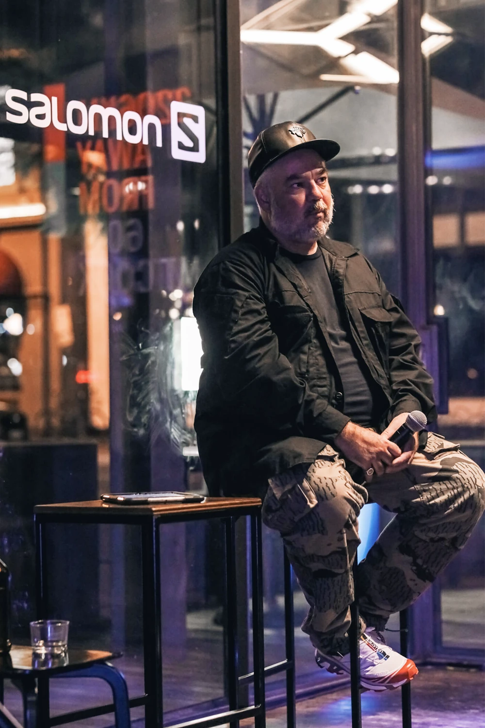 Salomon Sportstyle Event 2020: Woody from Sneaker Freaker discusses trail-inspired sneakers, blending performance with streetwear innovation.