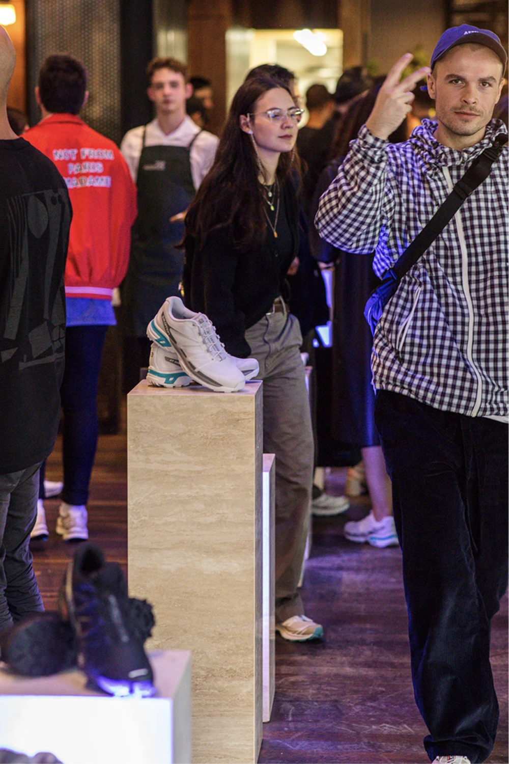 Salomon Sportstyle Event 2020: Woody from Sneaker Freaker discusses trail-inspired sneakers, blending performance with streetwear innovation.