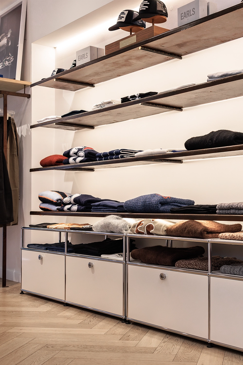 Earls Collection Paddington flagship store photographed by EDG Studios. Luxury menswear retail interior photography, 74 Oxford Street, Sydney.