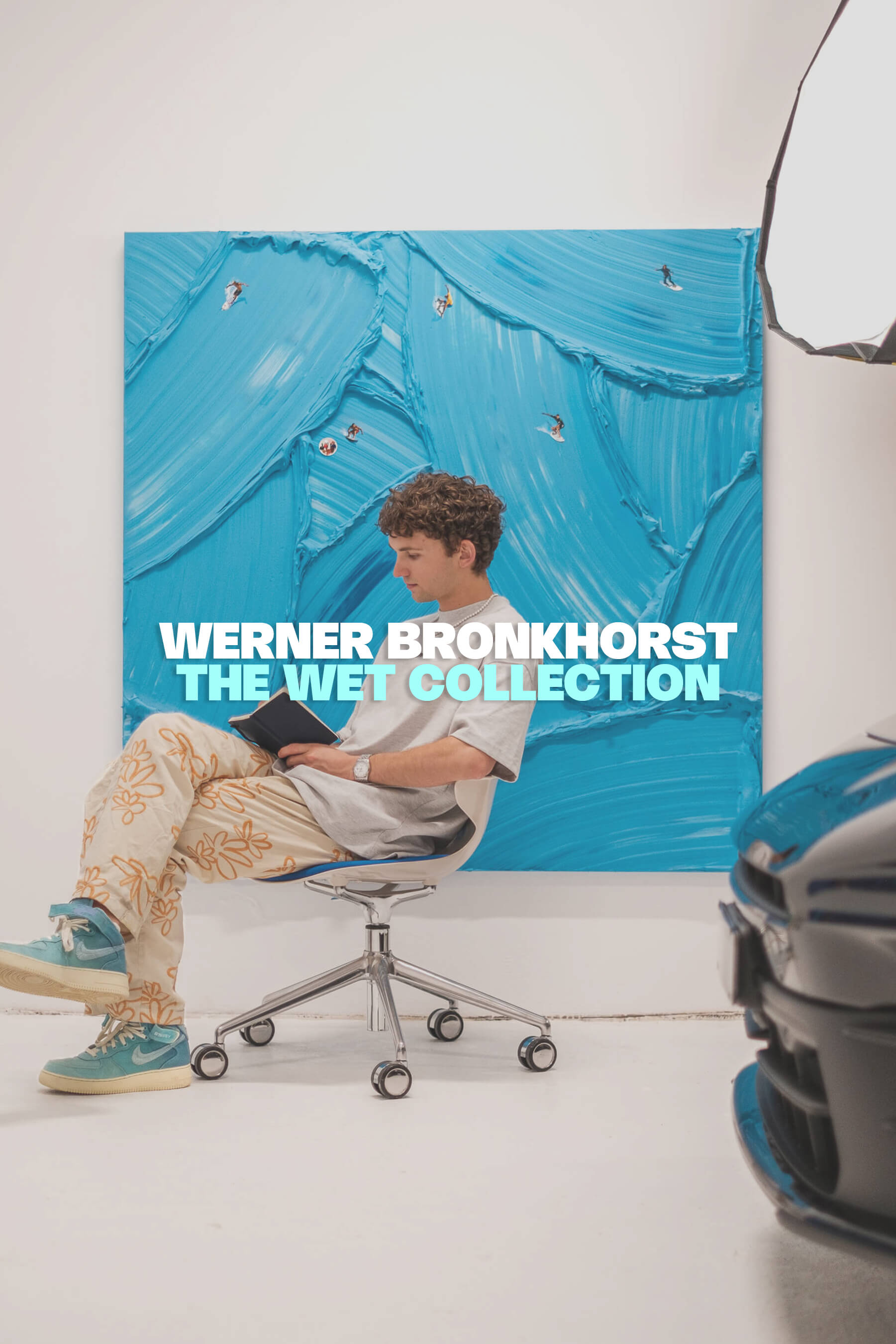 Werner Bronkhorst: Australian artist exploring nature and memory. His latest exhibit, The Wet Collection, showcases organic forms and fluid textures inspired by water and preservation.