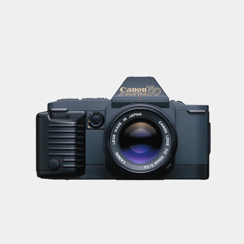 1980s-era 35mm film SLR with auto exposure and manual control. A reliable creative tool for shooting with intention, embracing grain, and exploring analog workflows.