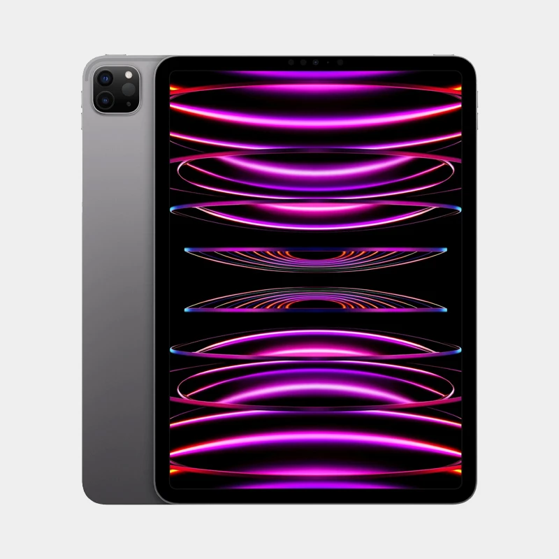 Sleek Apple iPad Pro 11-inch with M2 chip in Space Grey, shown with Liquid Retina display and Apple Pencil — ideal for on-the-go editing, tethered photography, and professional creative workflows.