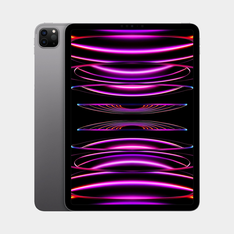 Sleek Apple iPad Pro 11-inch with M2 chip in Space Grey, shown with Liquid Retina display and Apple Pencil — ideal for on-the-go editing, tethered photography, and professional creative workflows.