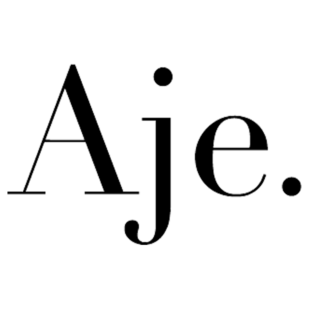 Aje logo – minimalist serif wordmark used by the Australian fashion house