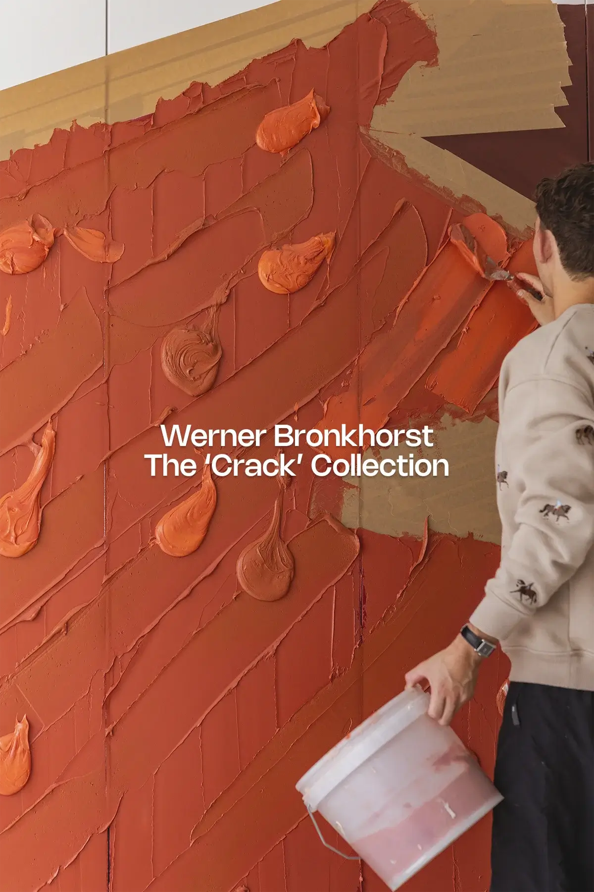 Werner Bronkhorst: Australian artist exploring nature and memory. His latest exhibit, The Crack Collection, showcases forms and textures inspired by the desert and cracked surfaces.