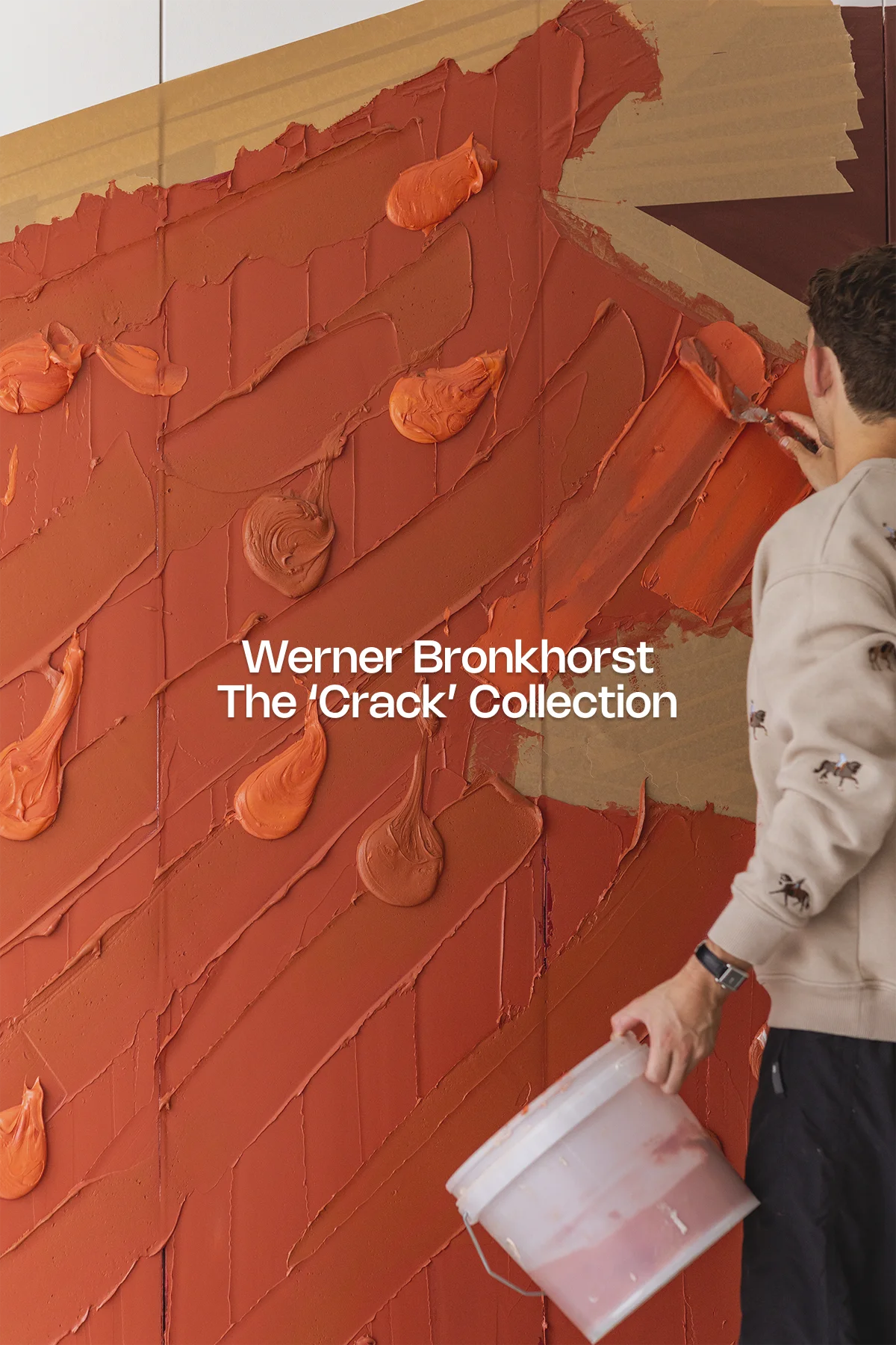 Werner Bronkhorst: Australian artist exploring nature and memory. His latest exhibit, The Crack Collection, showcases forms and textures inspired by the desert and cracked surfaces.