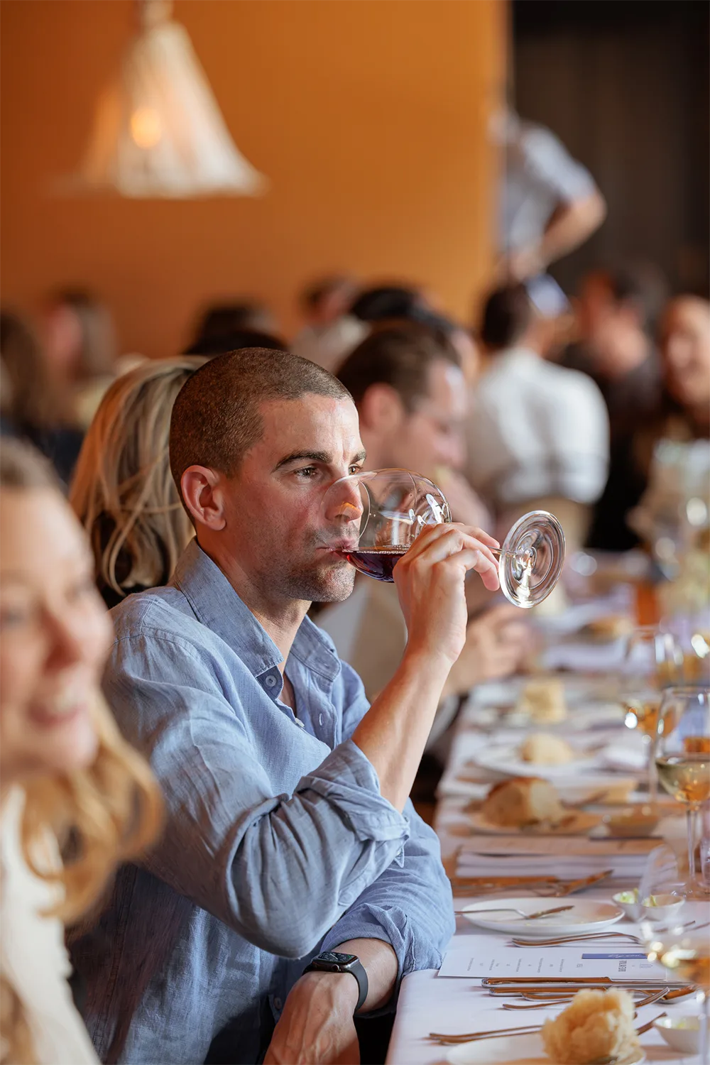 Royal Oak Floors Heritage Collection launch event at Ursula's in Paddington, Sydney, featuring styled interior displays and guests exploring the new timber flooring range.