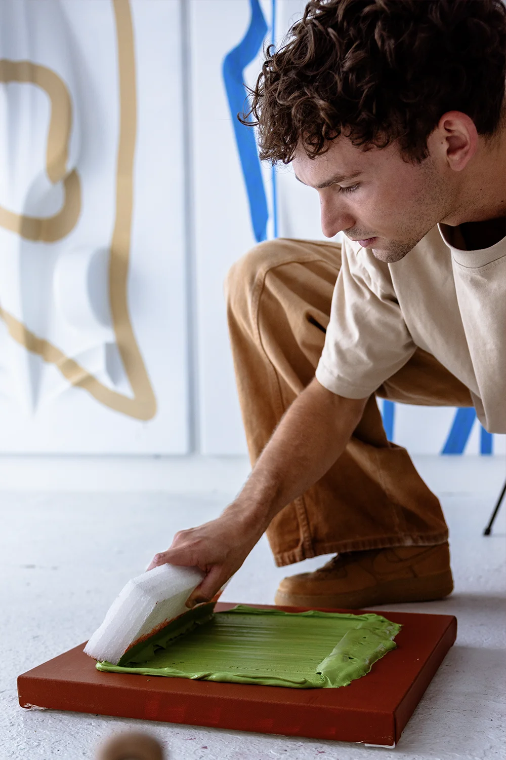 Werner Bronkhorst's The 'Crack' Collection art production process