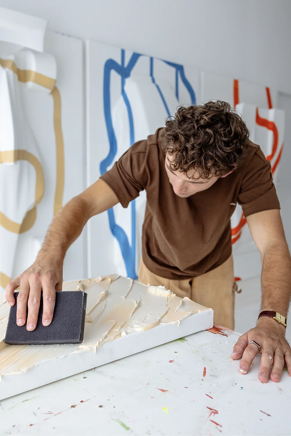 Werner Bronkhorst's The 'Crack' Collection art production process