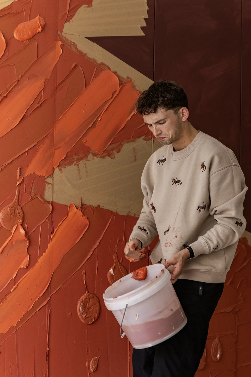 Werner Bronkhorst's The 'Crack' Collection art production process