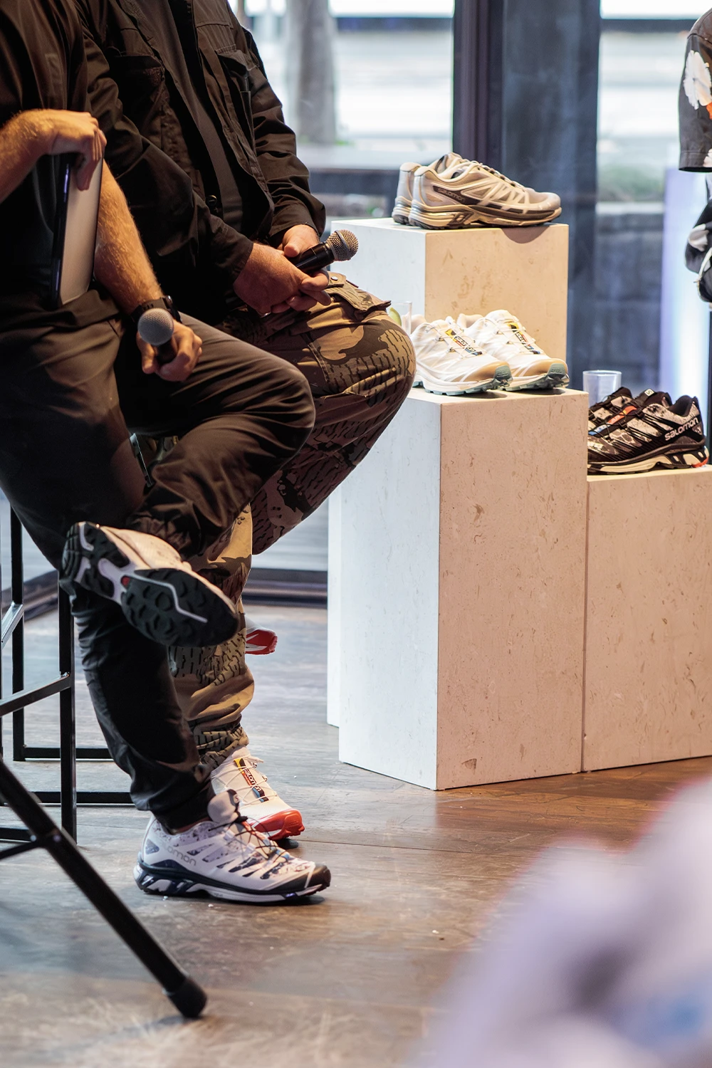 Salomon Sportstyle Event 2020: Woody from Sneaker Freaker discusses trail-inspired sneakers, blending performance with streetwear innovation.