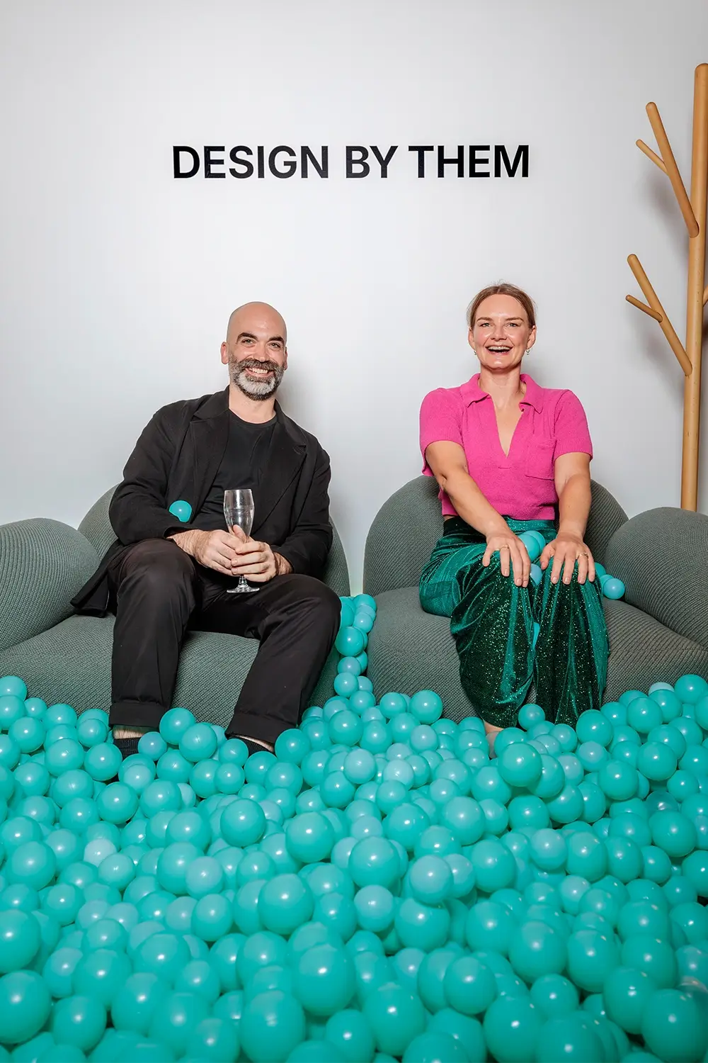 Design By Them 18th birthday celebration photographed by EDG Studios Sydney - founders Nicholas Karlovasitis and Sarah Gibson celebrate 18 years of independent Australian design
