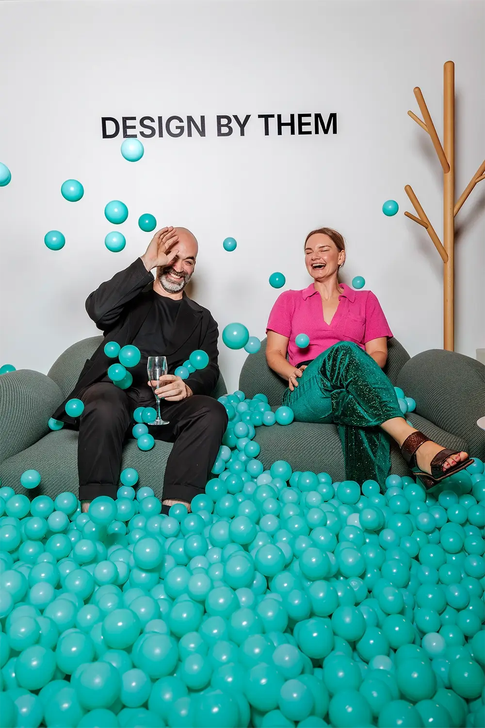 Design By Them 18th birthday celebration photographed by EDG Studios Sydney - founders Nicholas Karlovasitis and Sarah Gibson celebrate 18 years of independent Australian design