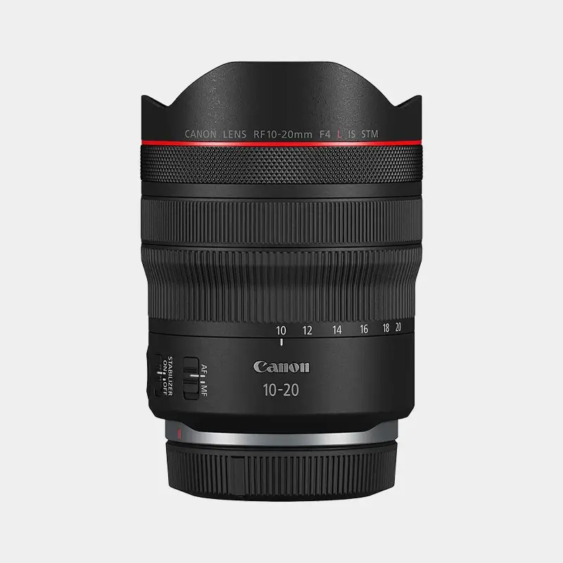 Canon's widest RF zoom for ultra-wide interiors, landscapes, and architectural extremes.