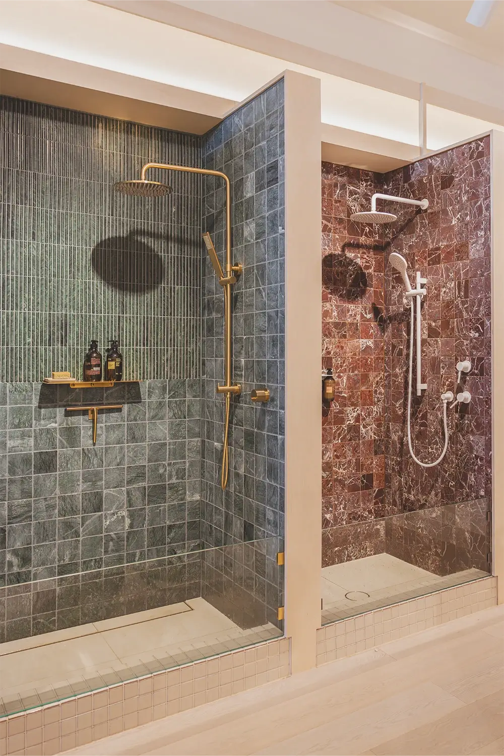 ABI Interiors Sydney showroom interior during launch event featuring contemporary fixtures, clean architectural lines, and styled product displays
