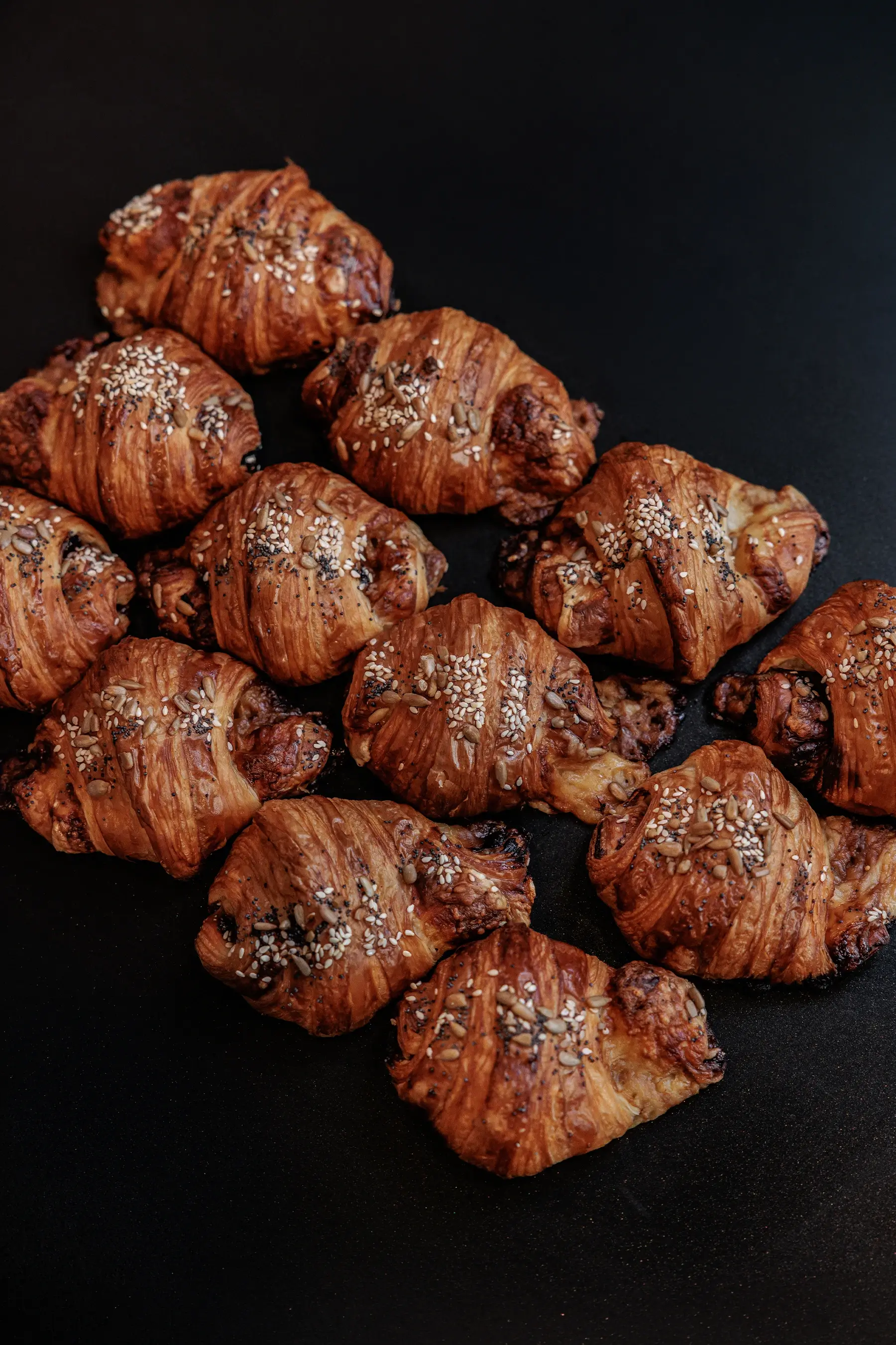 Freshly baked pastries and baked goods from Banksia Bakehouse Sydney, food photography by EDG Studios