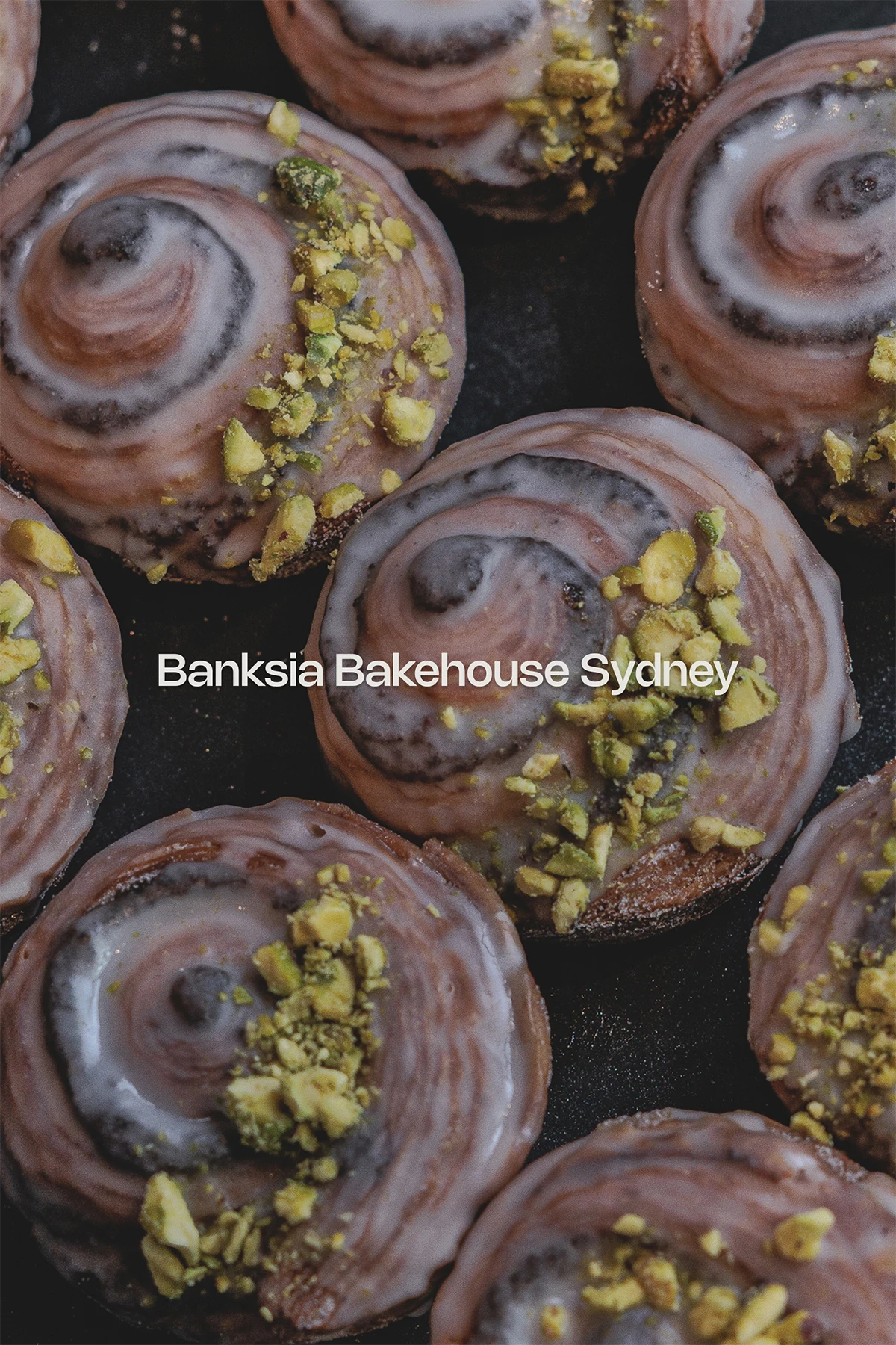 Freshly baked pastries and baked goods from Banksia Bakehouse Sydney, food photography by EDG Studios