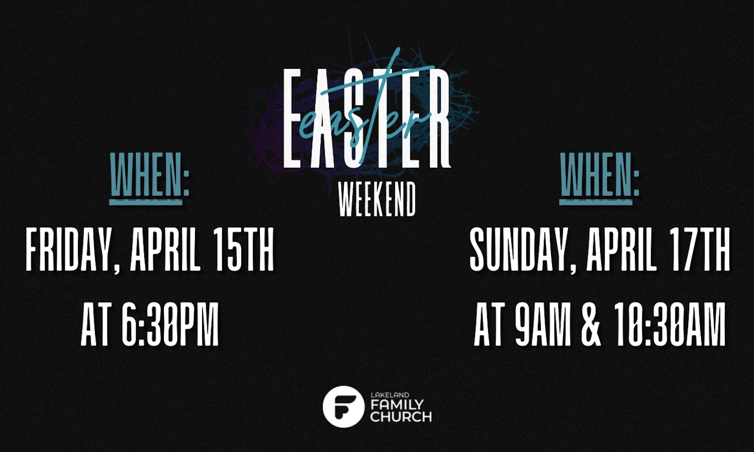 Easter Sunday Services