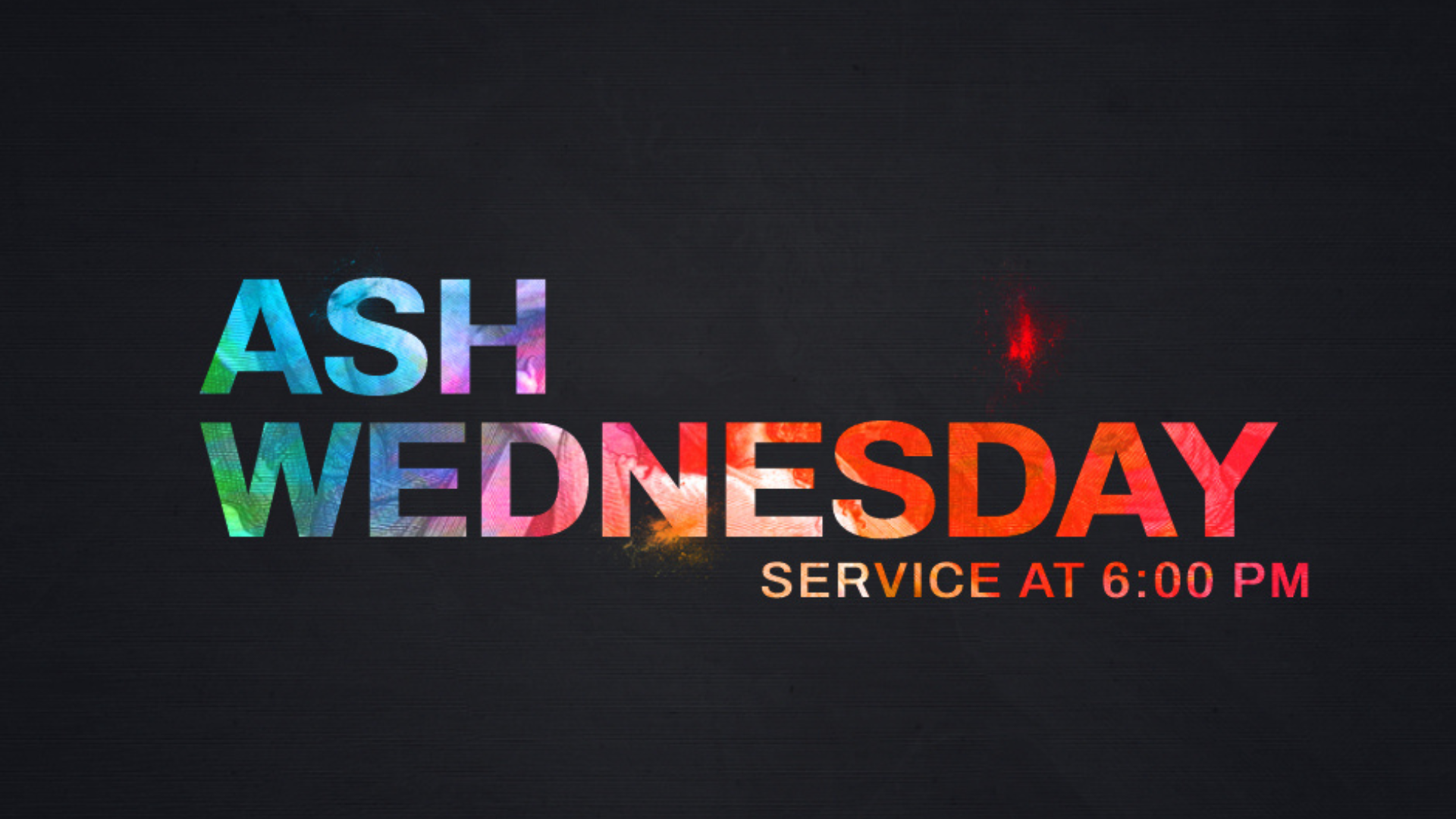 Ash Wednesday