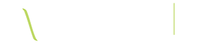 NivisionKC White logo with lime green swoosh in middle