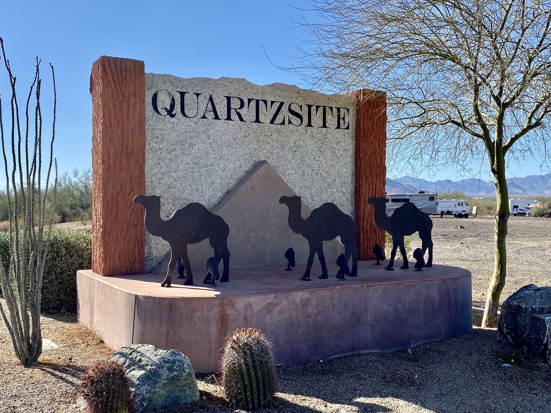 Plomosa Road BLM Camping Area Campground Quartzsite