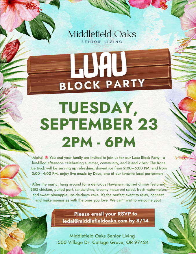 Luau Block Party