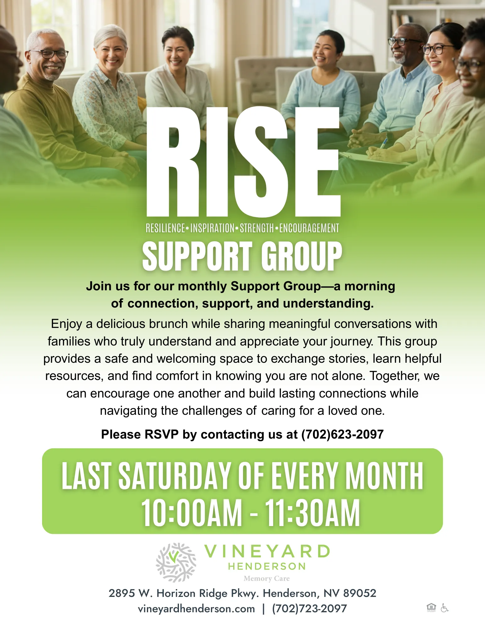 Vineyard Henderson Memory Care Support Group