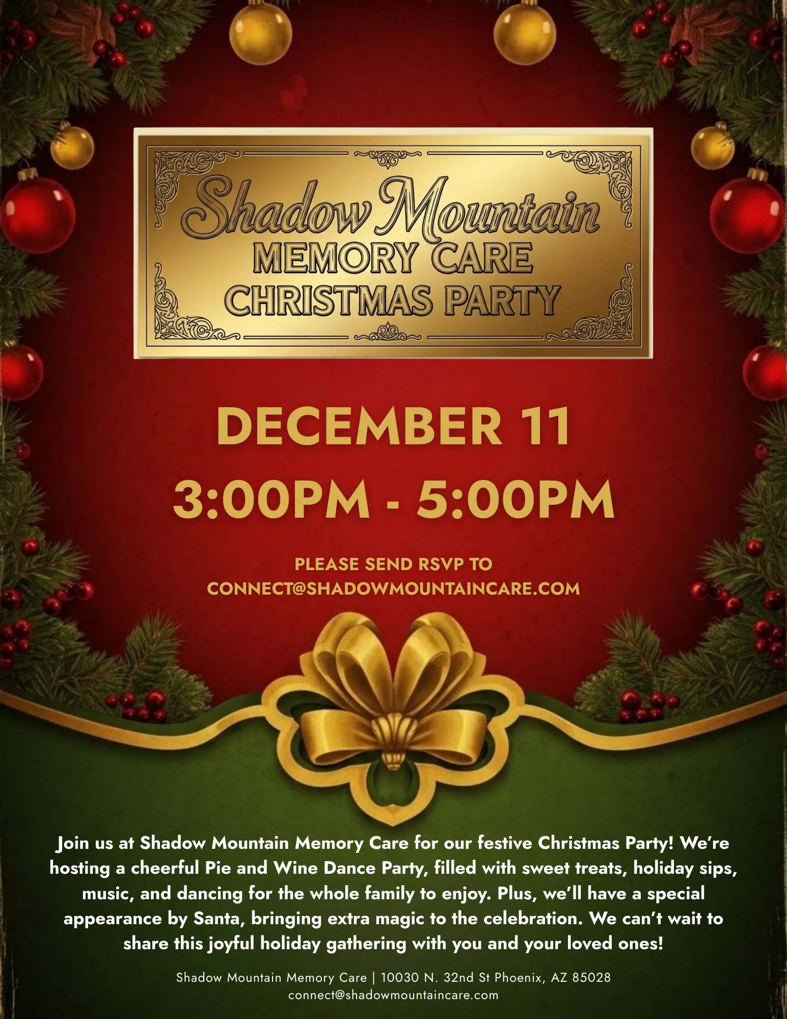 Christmas Party at Shadow Mountain