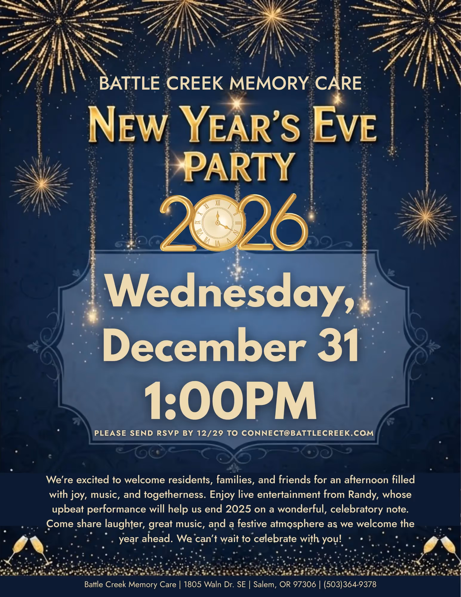 New Year Eve Party at Battle Creek