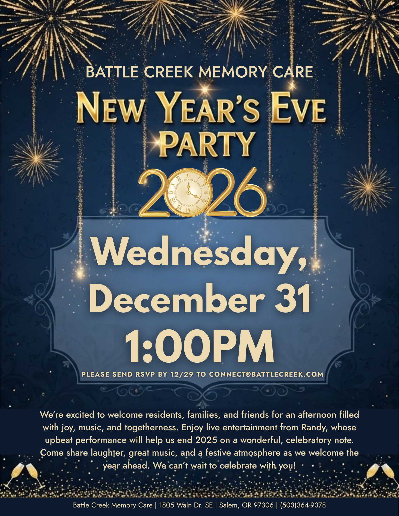New Year Eve Party at Battle Creek