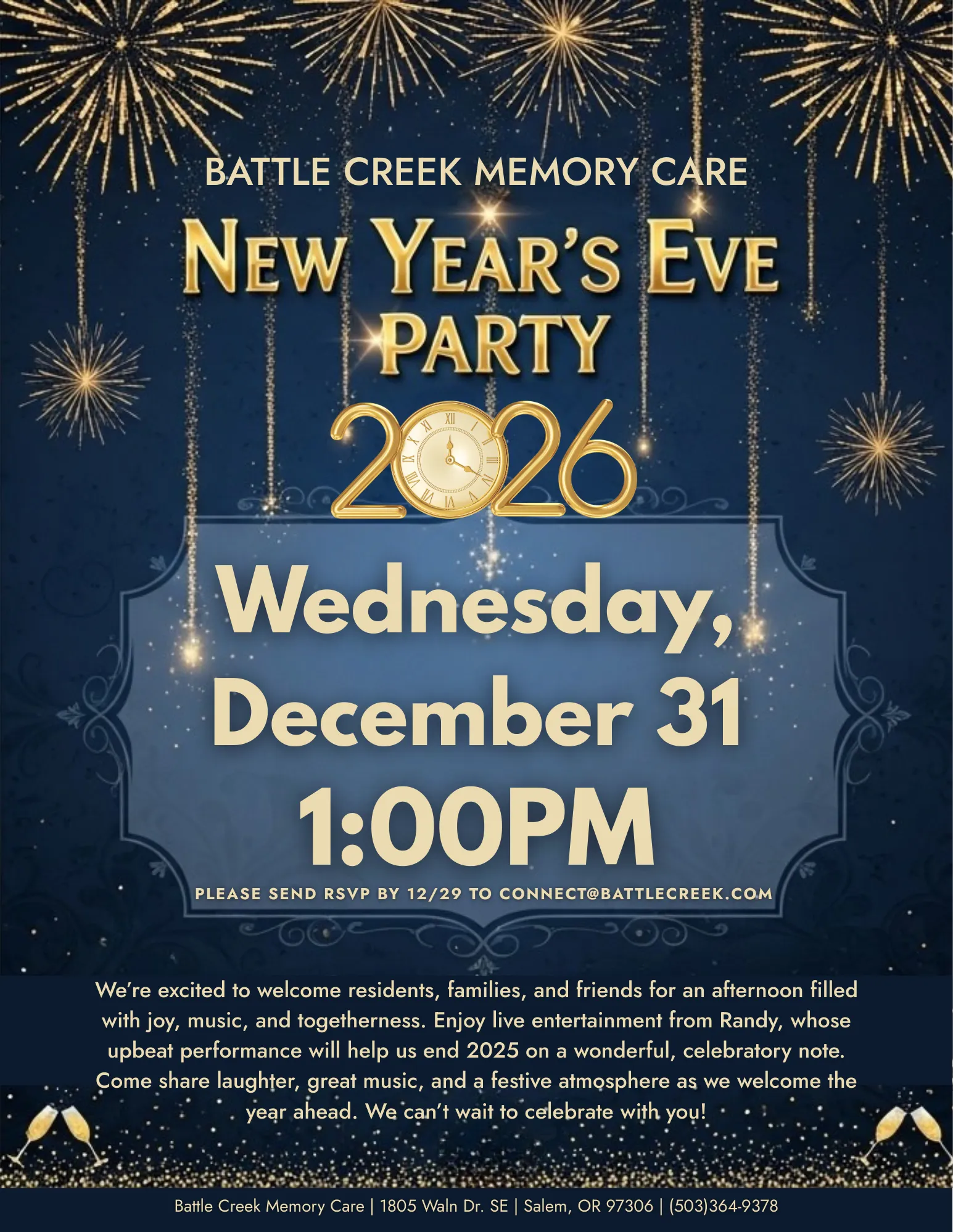 New Year Eve Party at Battle Creek