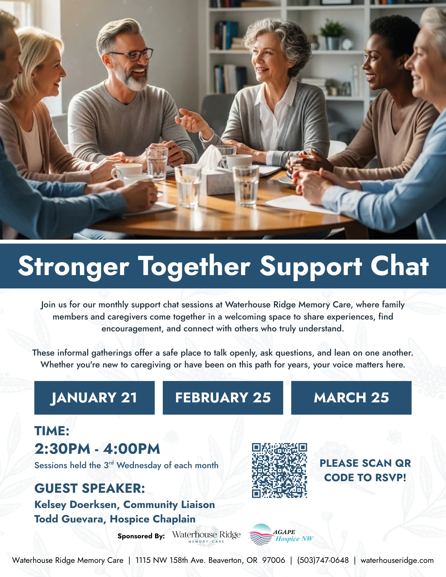 Waterhouse Ridge Support Group