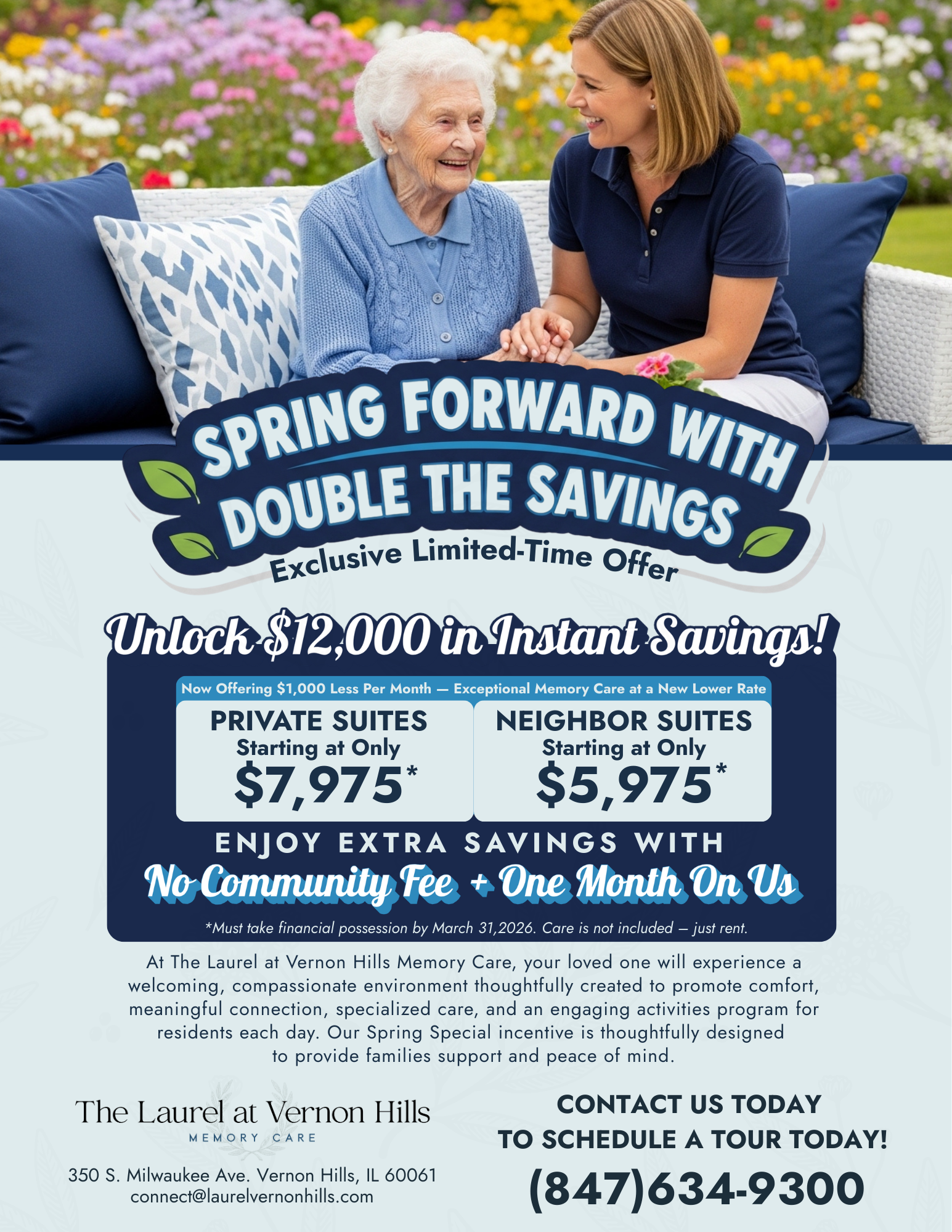 Spring Forward with Double the Savings