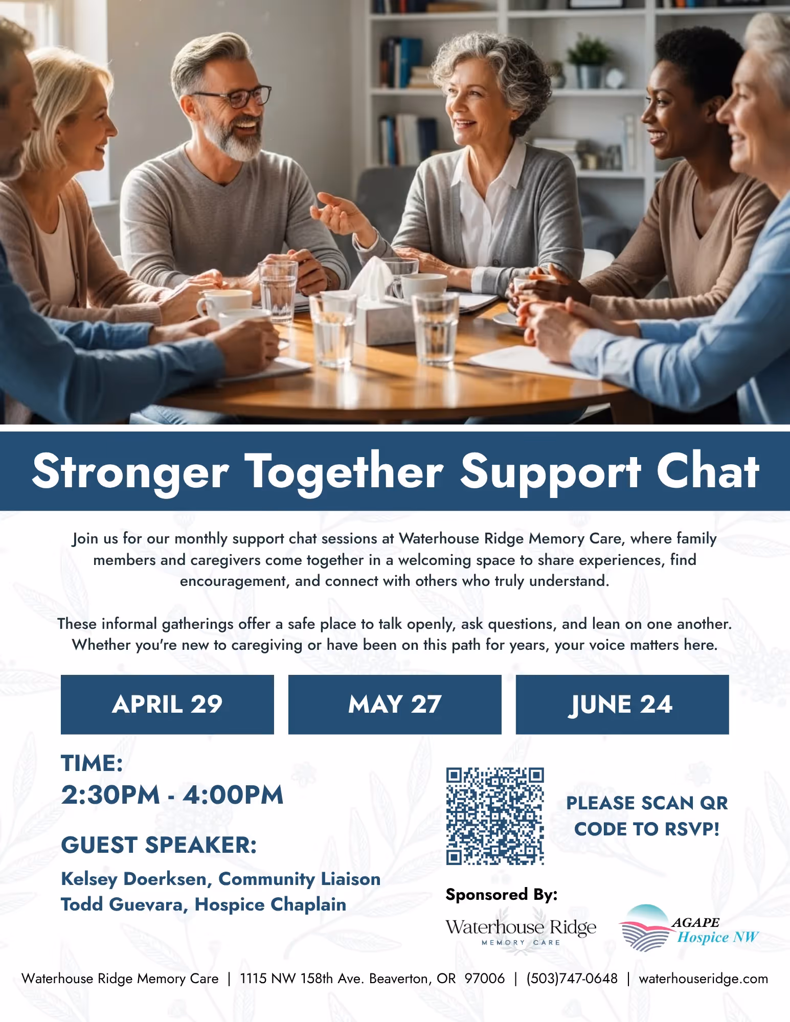 Waterhouse Ridge Support Group