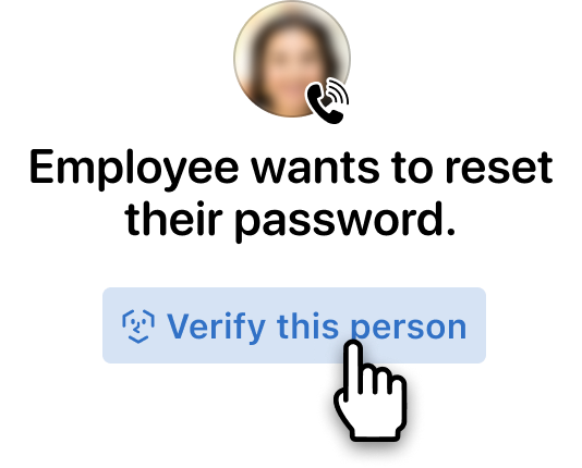 A browser window with Nametag Copilot, showing "Send an ID request" text and a field to enter a phone number.