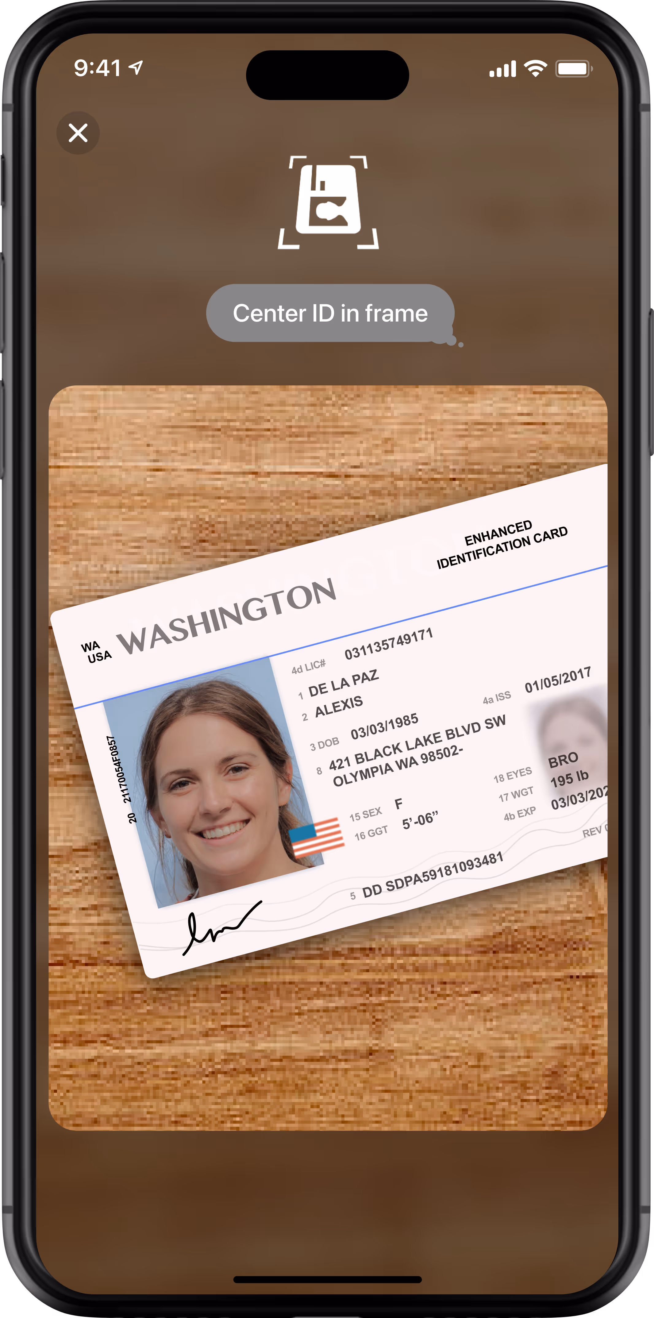 Nametag Verify Your ID
