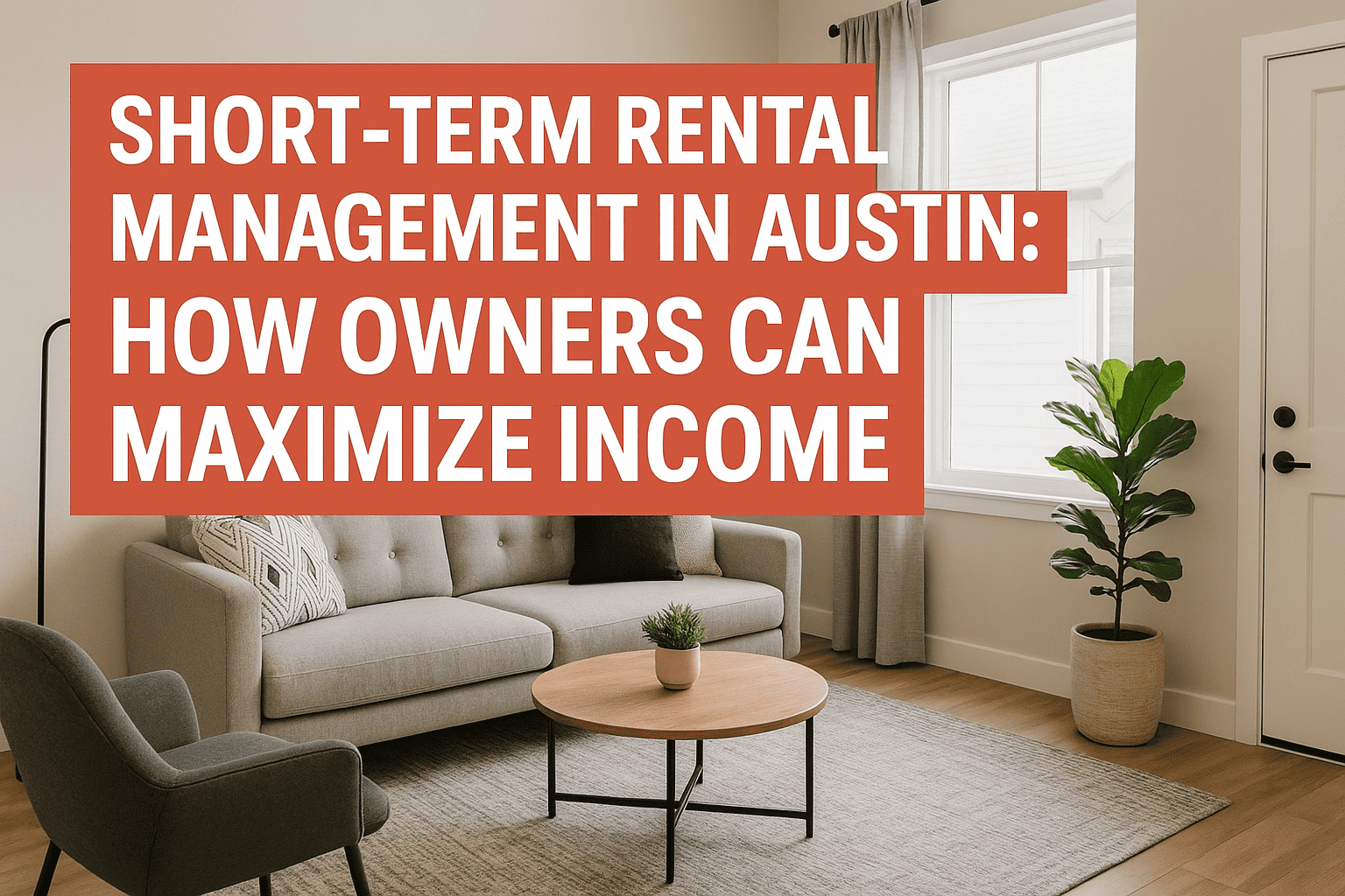 Short-Term Rental Management Austin: How Owners Can Maximize Income
