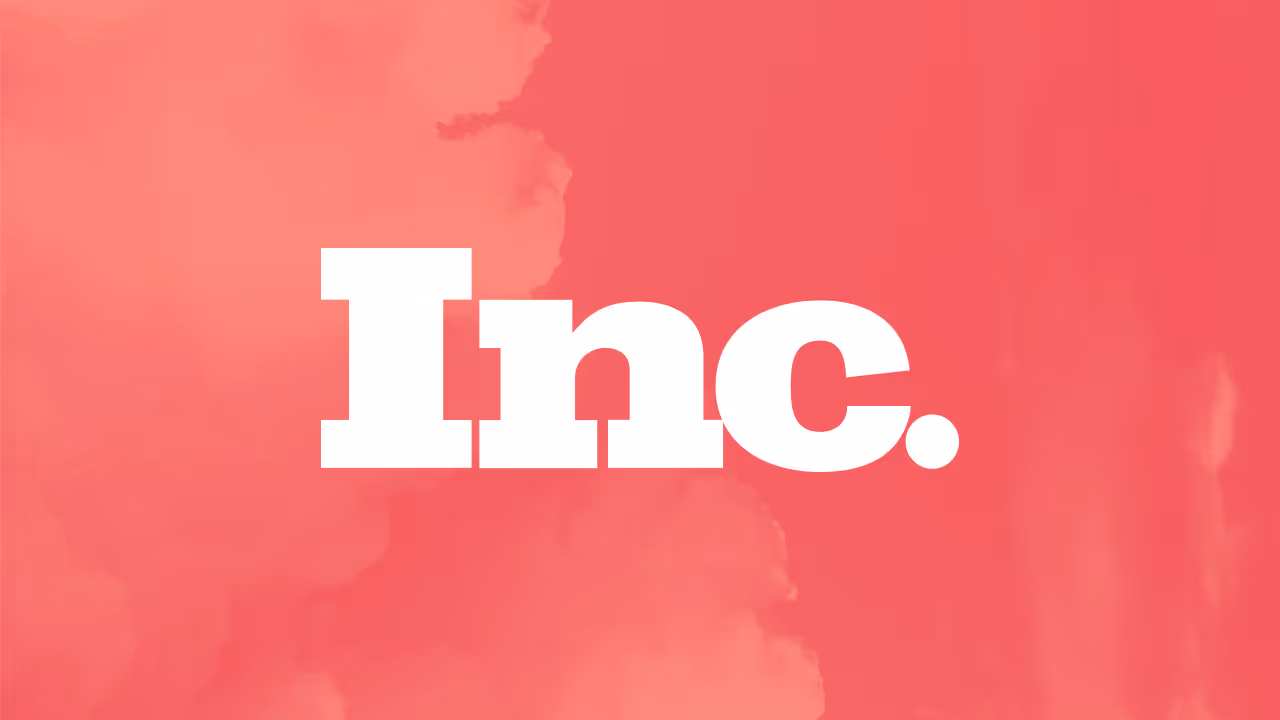 The Inc. magazine logo against a nice, strawberry background.