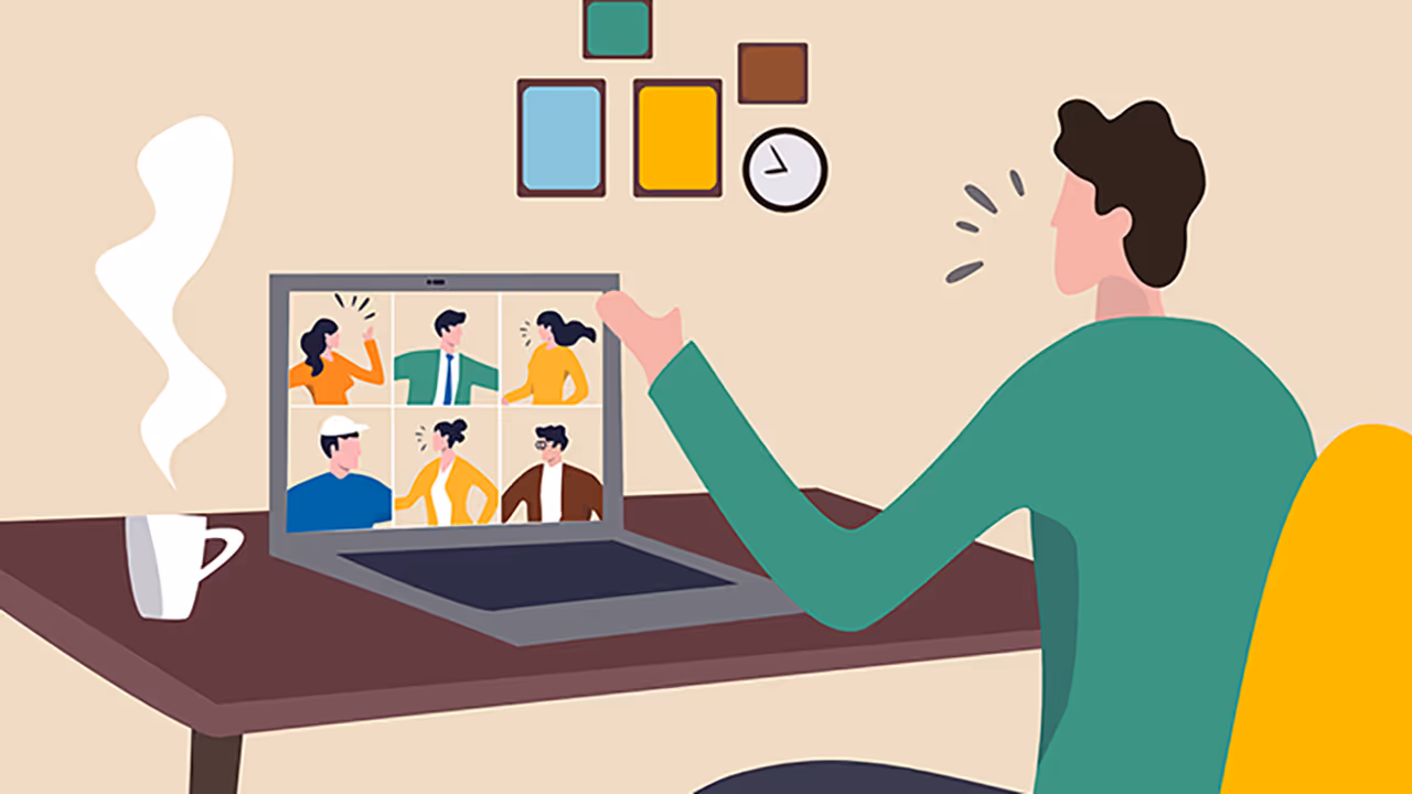 A person working in a home-office, the new model for digital teams