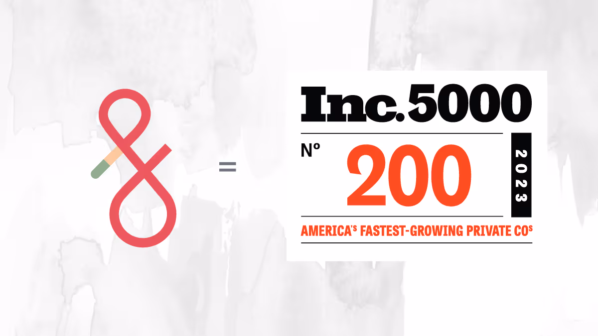 An Image of fluency logo and Inc 5000 logo