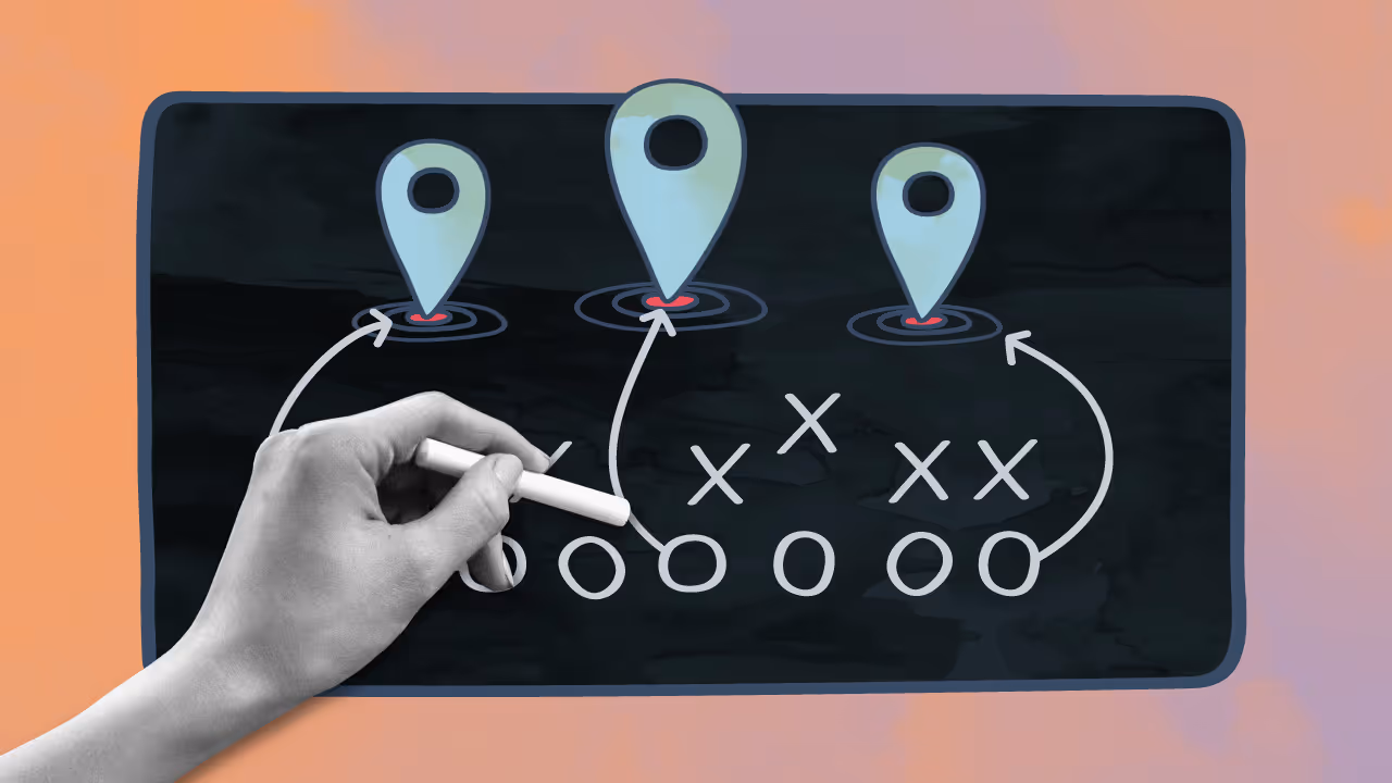 playbook with localization and human hand