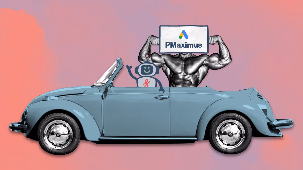 An Image of a car with Fluency logo and Pmax Logo