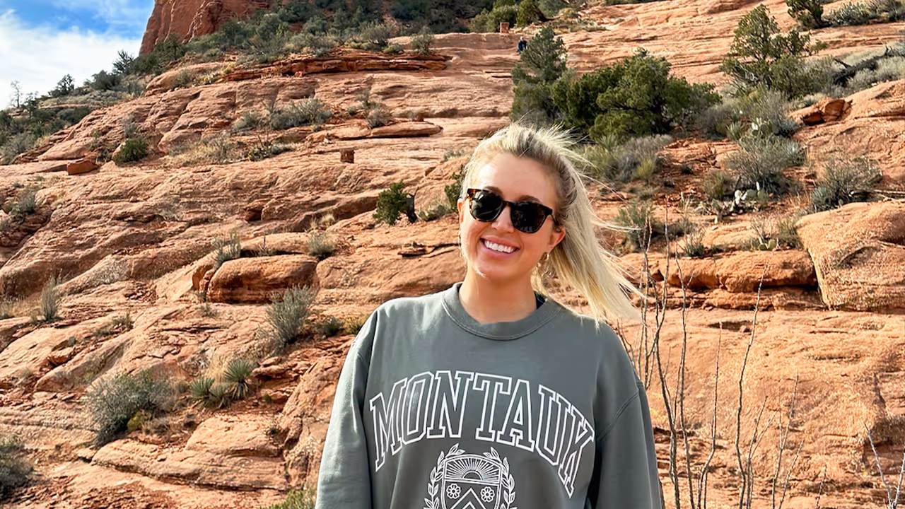 A photo of Erin Hipple in the outdoors