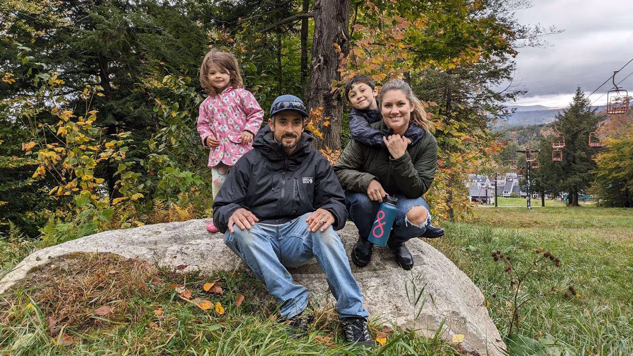 a photo of Christina and Family