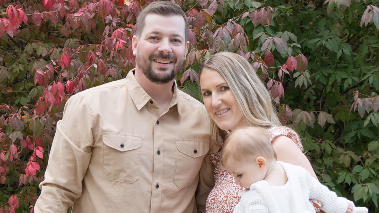 A photograph of Sierra and her family