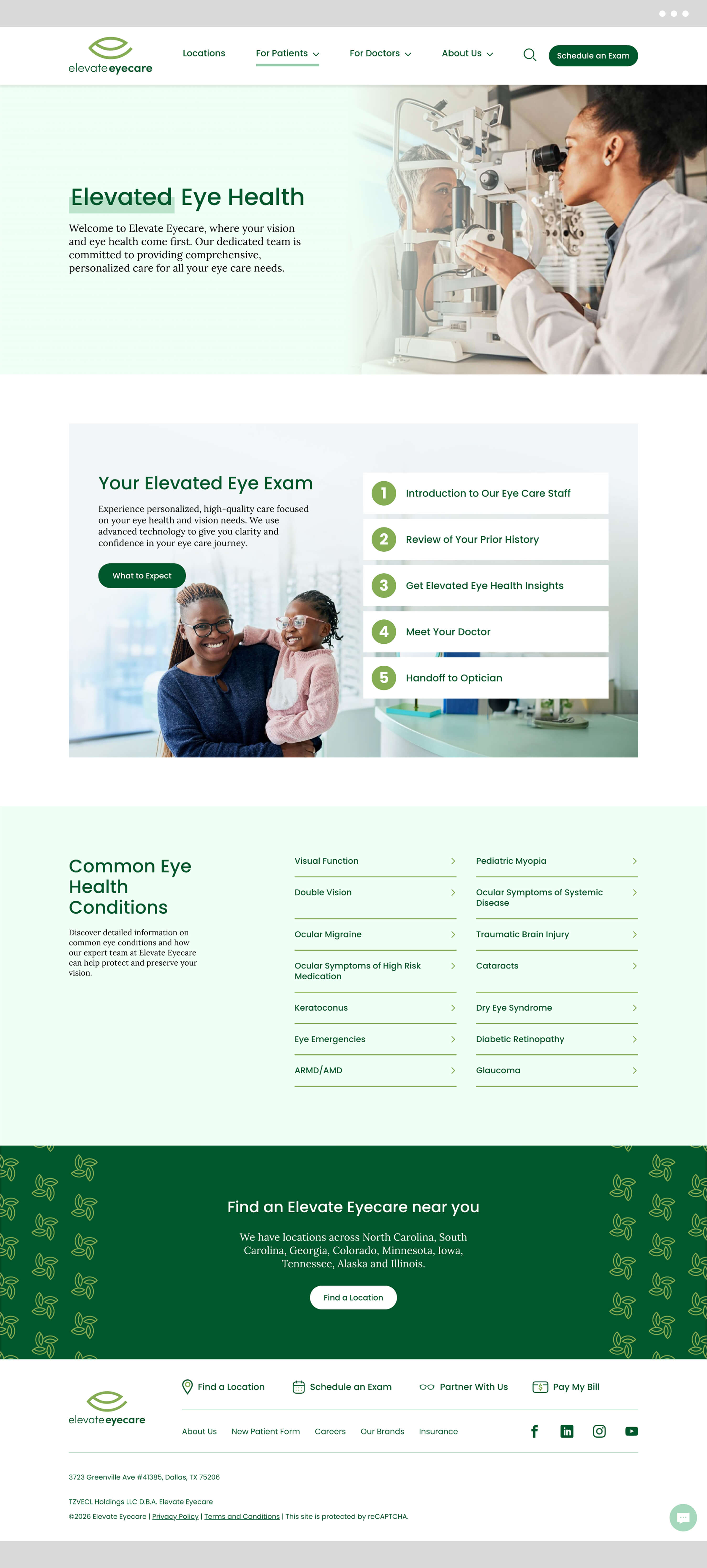 Eye health screen